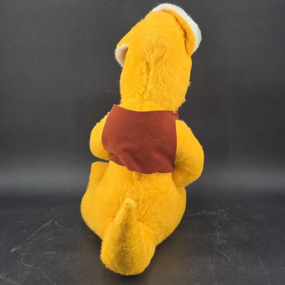 1979 Animal Fair Aarty Ardvark 15" Plush Yellow Red Vest W/Tags Vintage #2 - Picture 3 of 16